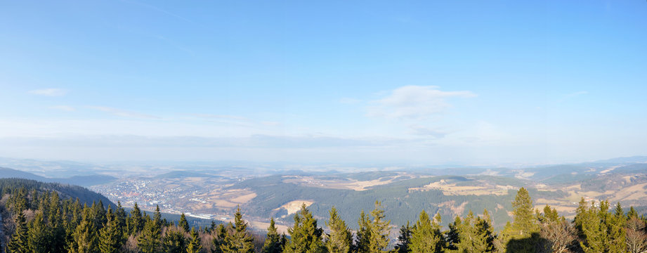 Prachatice - Libin lookout view