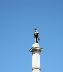 John C. Calhoun Statue in Marion Square, South Carolina - obrazy, fototapety, plakaty