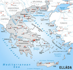 Umgebungskarte von Griechenland