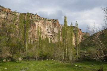 Beautiful Ihlara valley in Cappadocia, Turkey