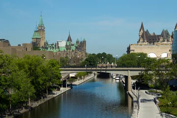Fotobehang The Rideau Canal in Ottawa, Canada © Click Images