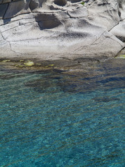 Rocks on the eastcost of Sardinia