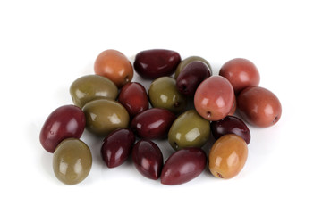 Verschiedene Oliven