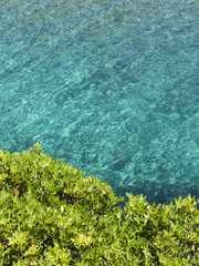 Clear water on the eastcoast of Sardinia