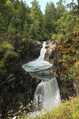 Small spring waterfall