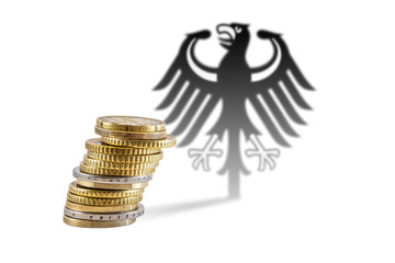 Euromünzen - Bundesadler