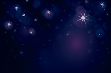 Fototapeta na wymiar Gwia¼dzistą noc z światła gwiazd.