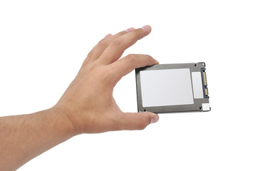 solid-state disk in hand