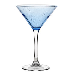 champagne glass clear isolated on white