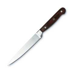 Kitchen knife on a white background
