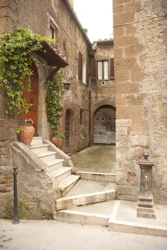 Fototapeta Pitigliano, vicoli antichi