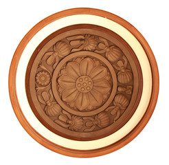 Wooden carved pattern