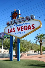 Foto op Canvas Welkom bij Las Vegas Sign © JJAVA