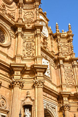 Fototapeta premium Guadix, provincia de Granada, catedral barroca