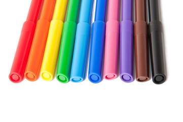 Multicolored Felt-Tip Pens