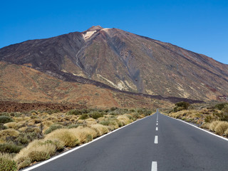 Road to Mount Teide