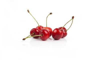 Obraz na płótnie Canvas Fresh cherries