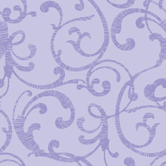 Elegance Seamless pattern with ornament, vector floral illustration in vintage style