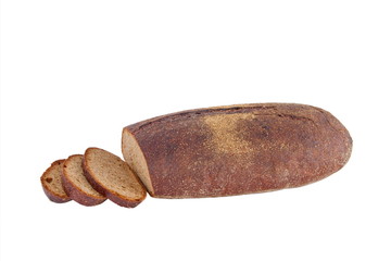 a Image of dietary loaf of rye bread
