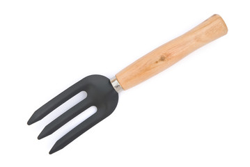 gardening fork with clipping path