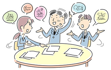 活発な会議