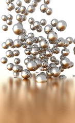 abstrait - bille chrome 10