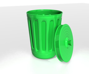 3D Rubbish bin