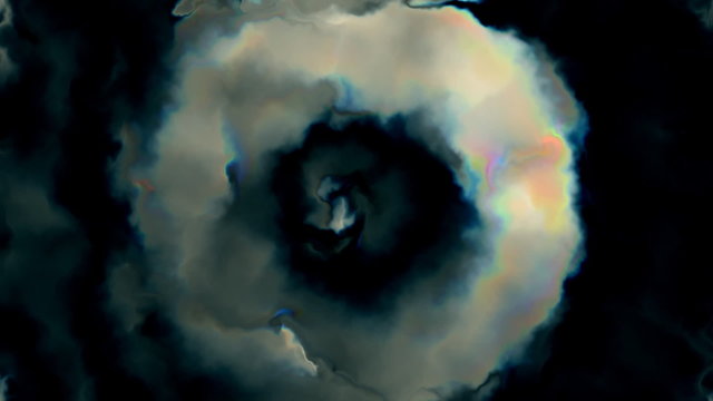 Colorful weird fluid surface