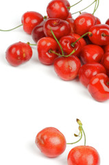Arrangement of Fresh Ripe Cherry