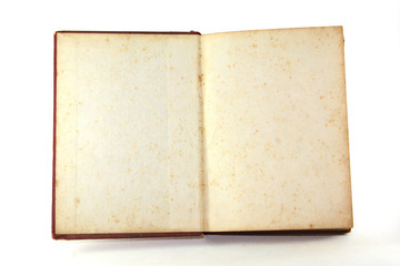 Old book on isolate background