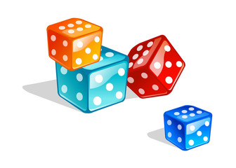 Vector icon dice