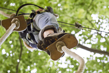 climber high rope course 3