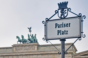 The Pariser Platz at Berlin, Germany