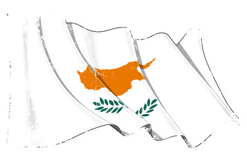 Grunge Flag of Cyprus