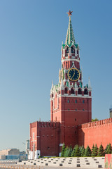 Fototapeta na wymiar Spaska Tower, Kreml. Moskwa. Rosja