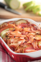 Summer squash gratin