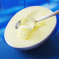 Vanilla Icecream in a bowl