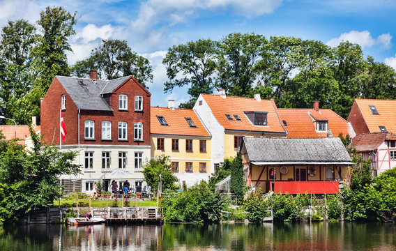 Old part of the market town Nyborg