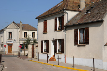 Fototapeta na wymiar Les Yvelines, the village of Vernouillet