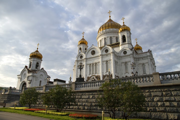 Fototapeta na wymiar Christ the Savior Cathedral, Moscow, Russia.