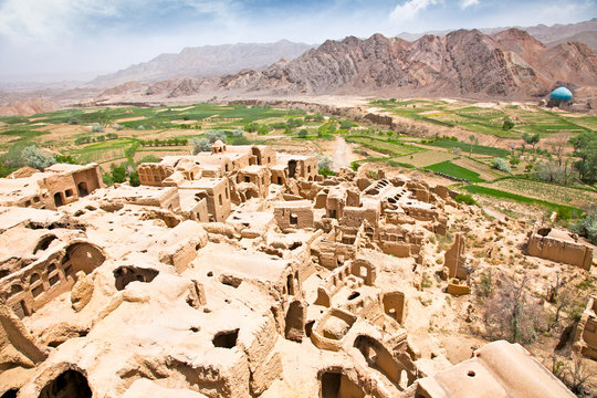 Kharanaq - deserted mud-brick village, Iran