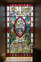 Building, Church, Stained Glass Window