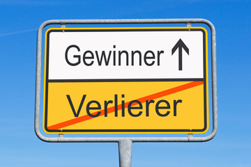 Obraz premium Verlierer und Gewinner