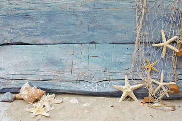 Sealife background in blue