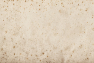 Grungy stained old moldy brown paper background