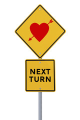 Love Road Sign