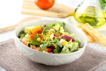 Bowl of mixed salad
