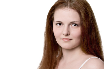 Fototapeta premium Portrait of a beautiful female model
