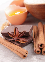 cinnamon, anise and chocolate