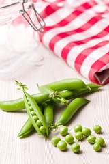 fresh green peas